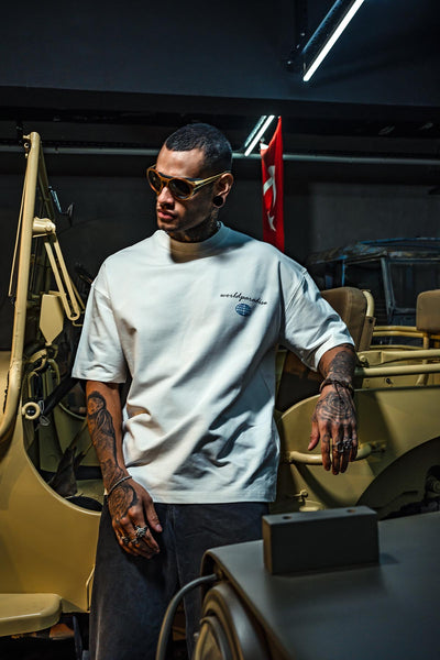 Originals Paradise Printed Oversize White T-Shirt