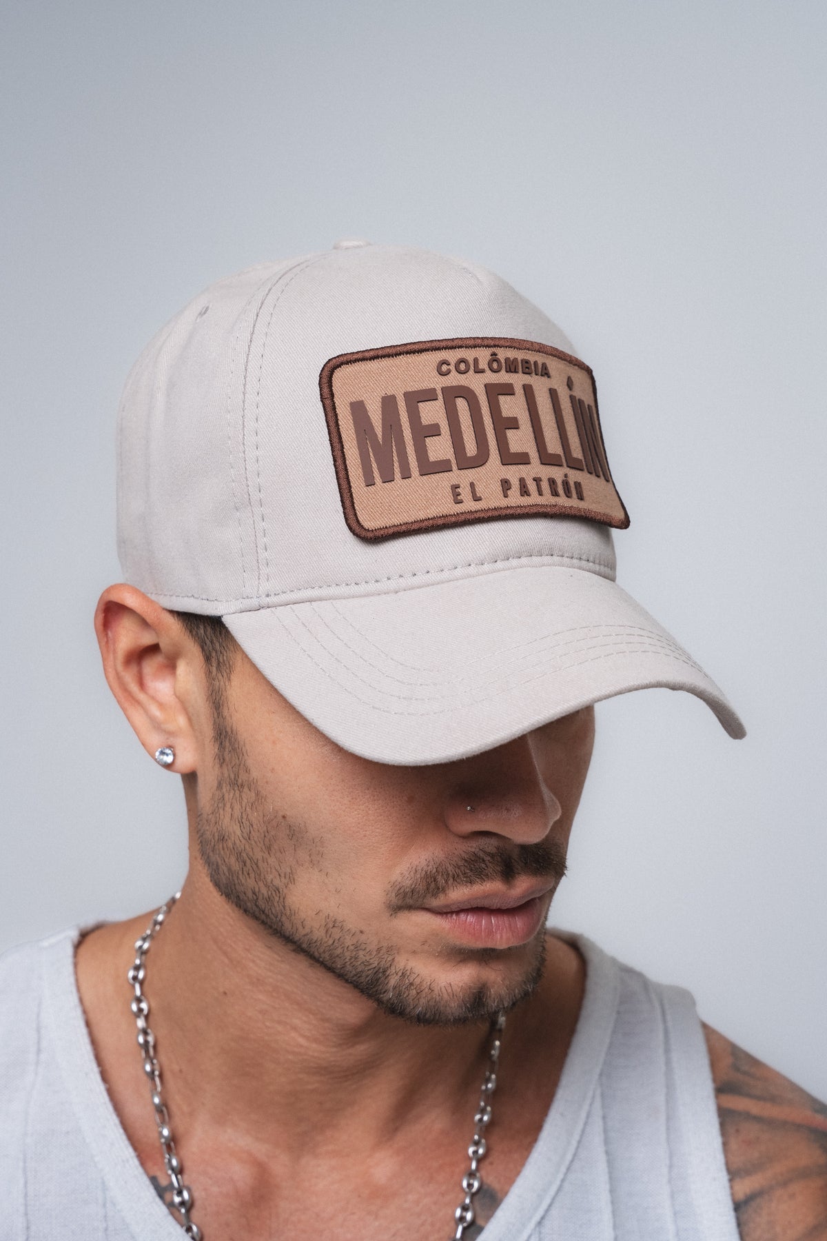 Colombia Medellin Bej Filesiz Şapka ürün görseli 2