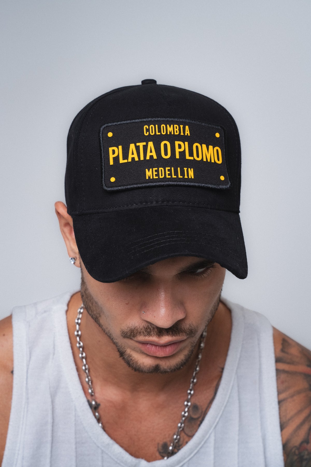 Colombia Plata o Plomo 1 Siyah Filesiz Şapka ürün görseli 1