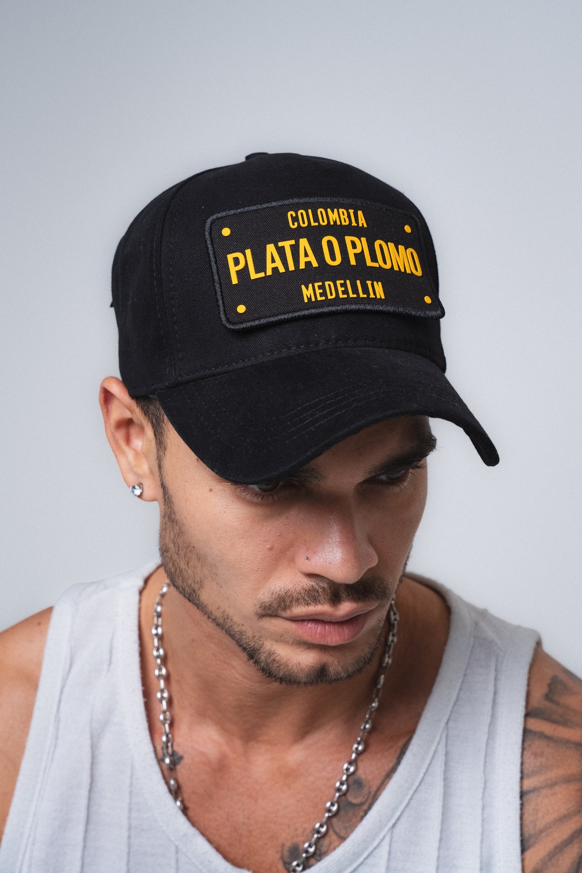 Colombia Plata o Plomo 1 Siyah Filesiz Şapka ürün görseli 2