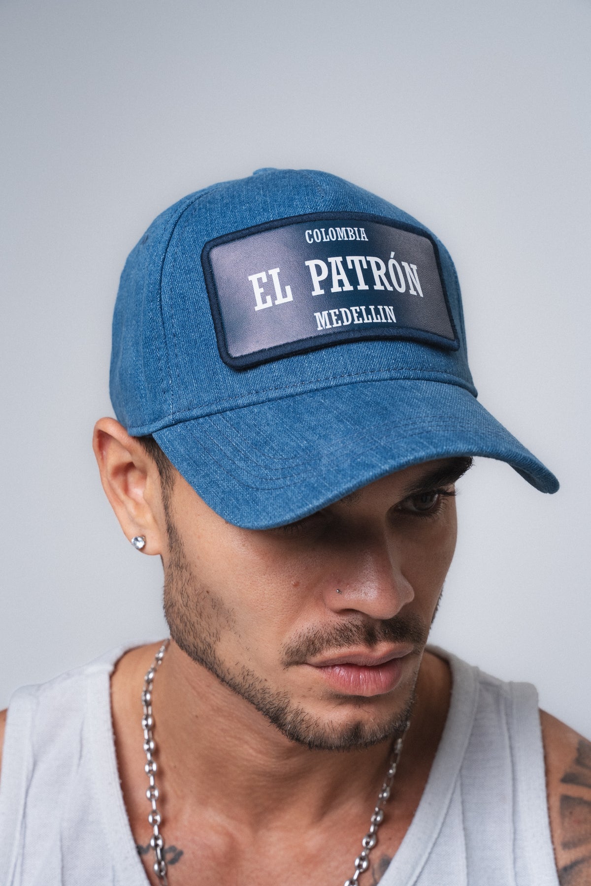 El Patron Medellin Mavi Filesiz Şapka ürün görseli 2