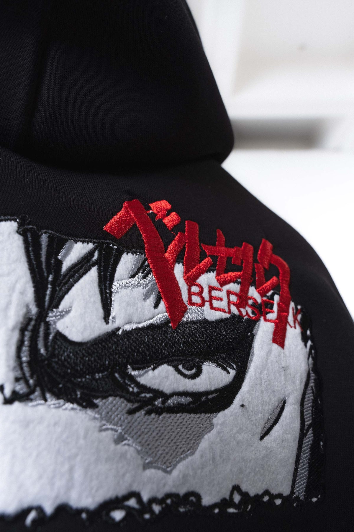 Berserk Anime Siyah Oversize Hoodie