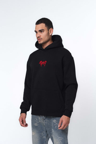 Berserk Anime Siyah Oversize Hoodie
