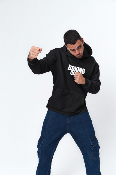 Boxing Club Siyah Oversize Hoodie