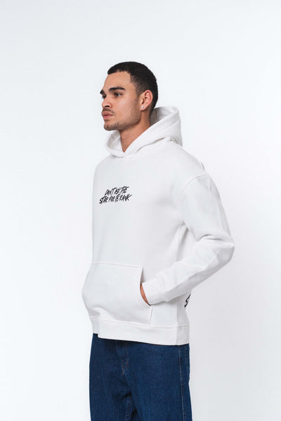 Etnik Tasarım Mercedes Beyaz Oversize Hoodie