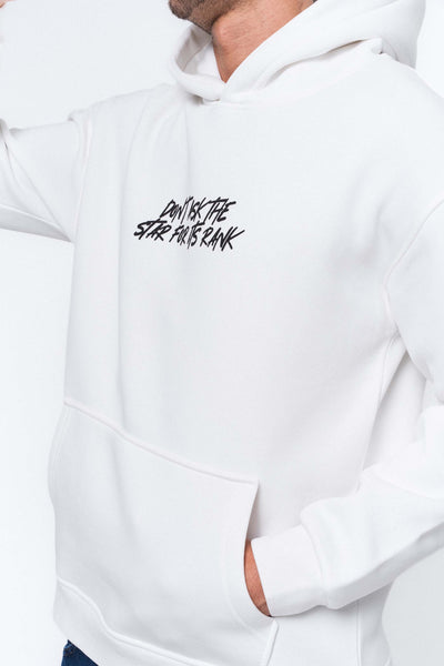 Etnik Tasarım Mercedes Beyaz Oversize Hoodie