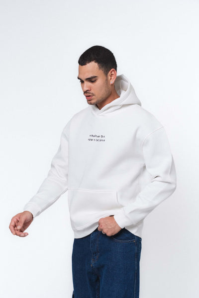 Etnik Tasarım BMW Beyaz Oversize Hoodie