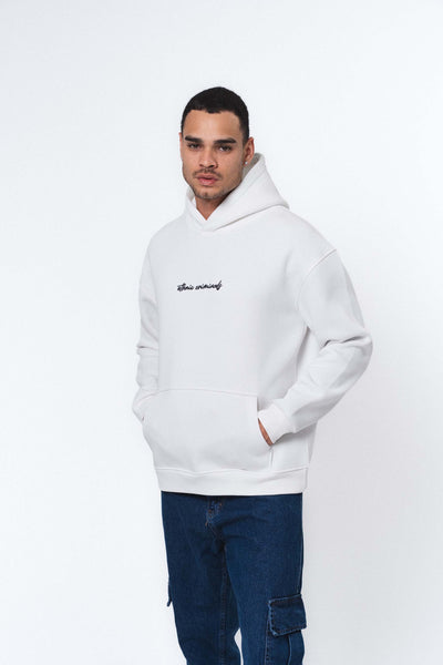 Etnik Tasarım Pablo Escobar Beyaz Oversize Hoodie