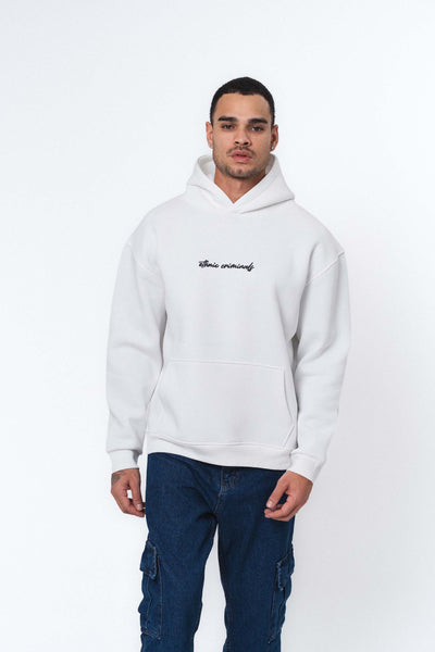 Etnik Tasarım Pablo Escobar Beyaz Oversize Hoodie