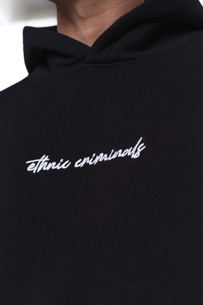 Etnik Tasarım Pablo Escobar Siyah Oversize Hoodie
