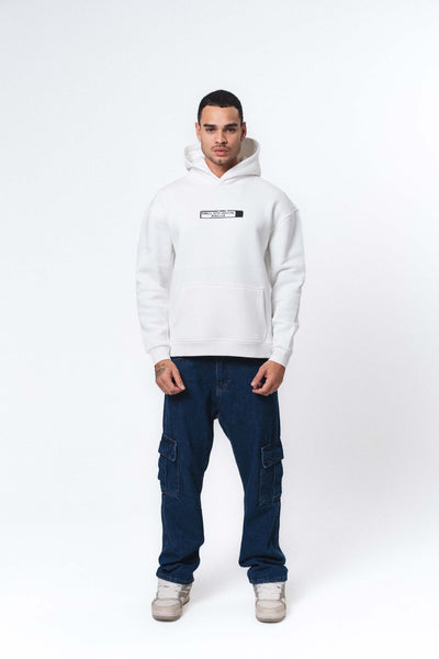 Pablo Escobar - Medellin Beyaz Oversize Hoodie
