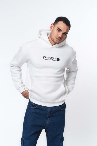 Pablo Escobar - Medellin Beyaz Oversize Hoodie