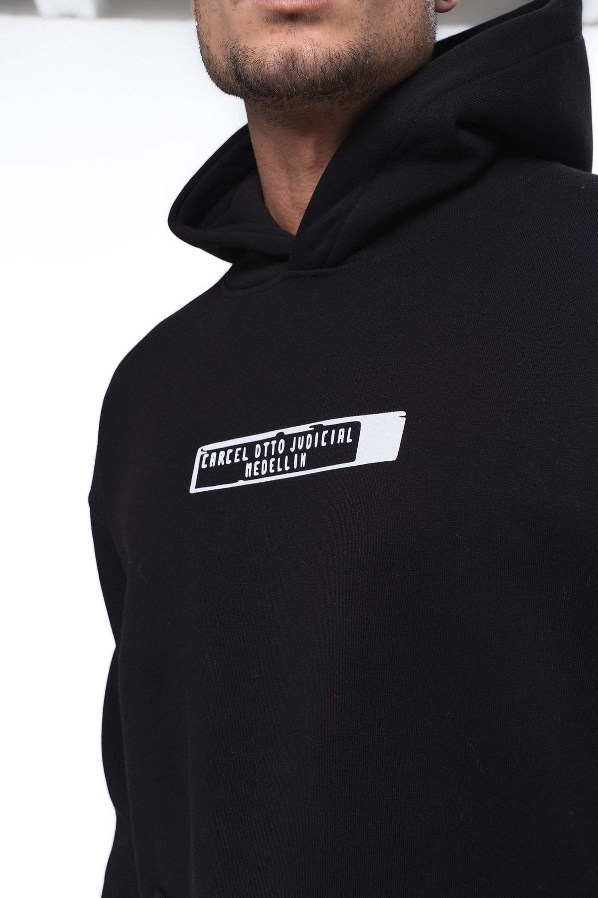 Pablo Escobar - Medellin Siyah Oversize Hoodie