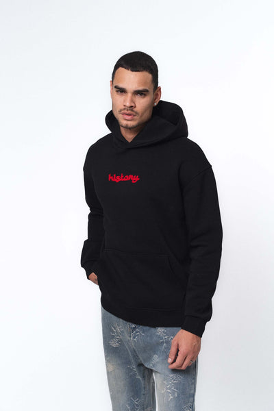 Etnik Tasarım History Future Carpet Siyah Oversize Hoodie