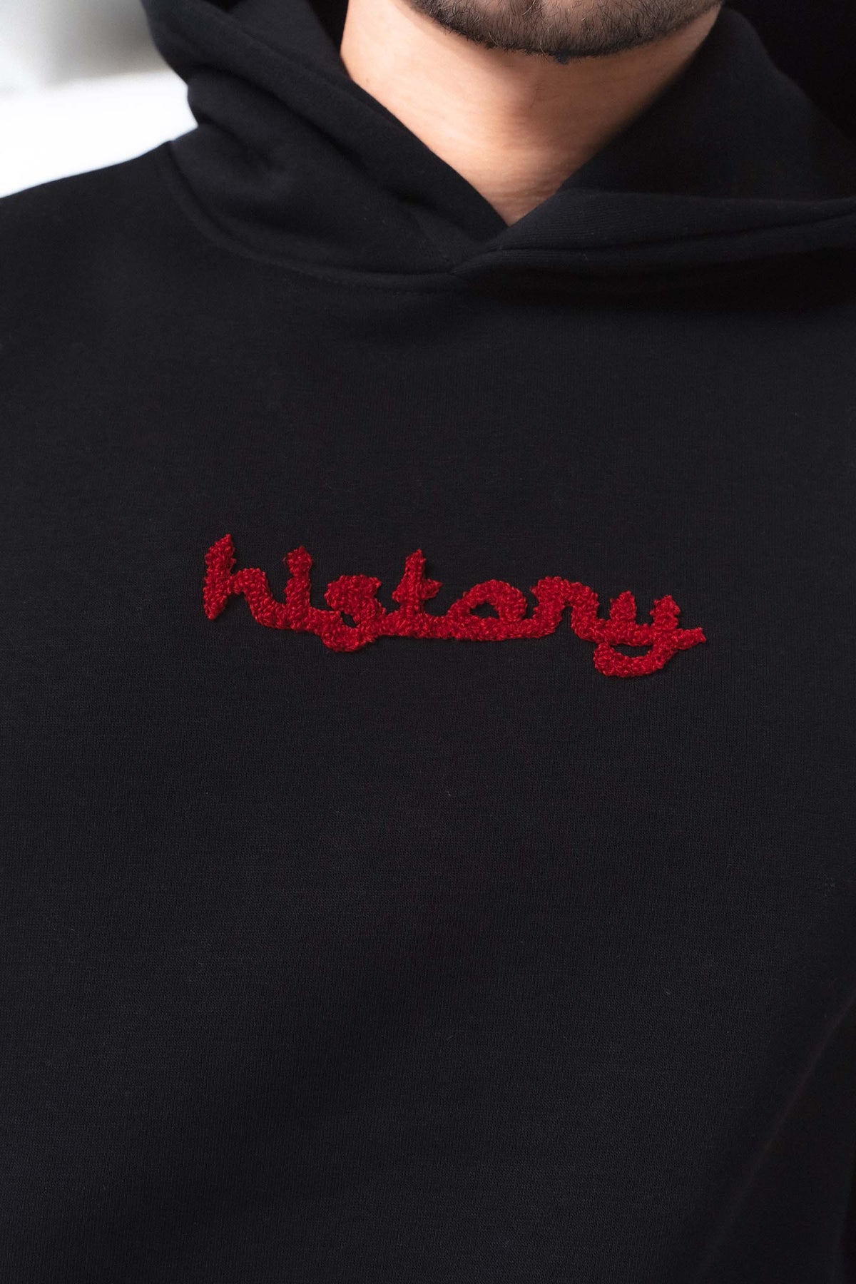 Etnik Tasarım History Future Carpet Siyah Oversize Hoodie
