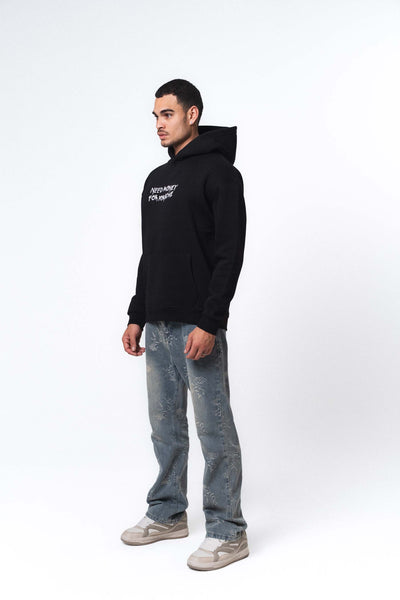 Etnik Tasarım History Future Carpet Siyah Oversize Hoodie