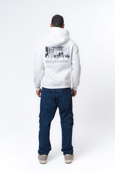 The Dons Of All Mafia Beyaz Oversize Hoodie
