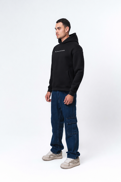 The Dons Of All Mafia Siyah Oversize Hoodie