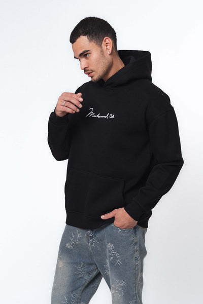 Muhammed Ali Siyah Oversize Hoodie