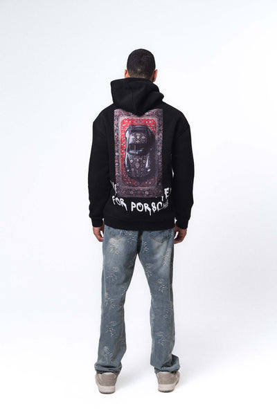 Need Money For Porsche 2 Siyah Oversize Hoodie