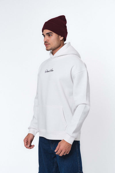 Etnik Tasarım - Rooted Future Beyaz Oversize Hoodie