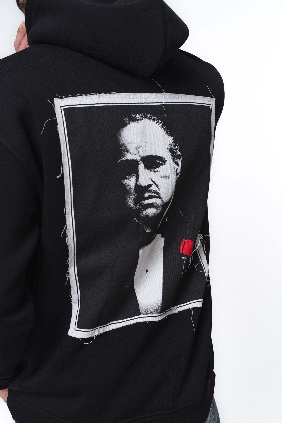 The Godfather Don Corleone Siyah Oversize Hoodie