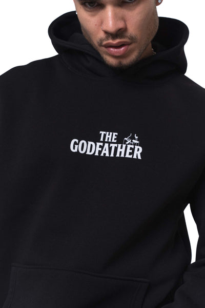 The Godfather Don Corleone Siyah Oversize Hoodie