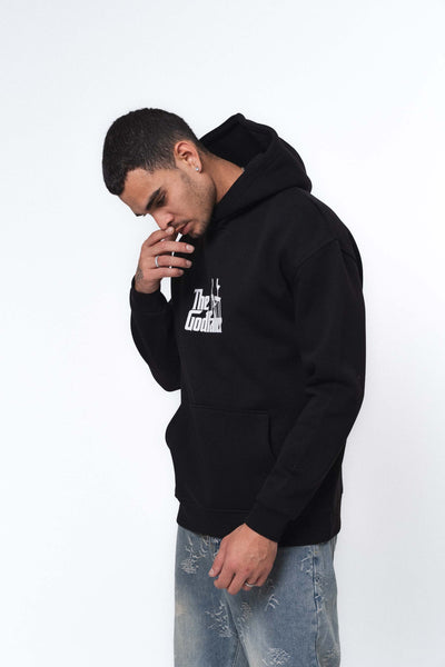 Don Corleone The Godfather Siyah Oversize Hoodie