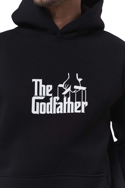 Don Corleone The Godfather Siyah Oversize Hoodie