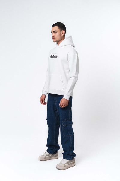 The Godfather Classic Car Beyaz Oversize Hoodie