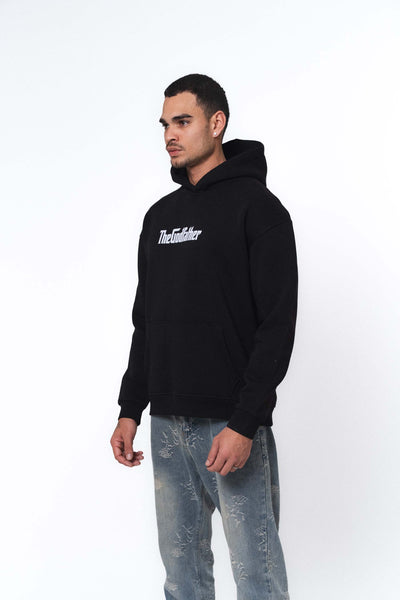 The Godfather Classic Car Siyah Oversize Hoodie