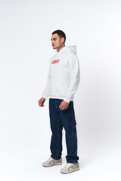 Tupac Shakur Beyaz Oversize Hoodie