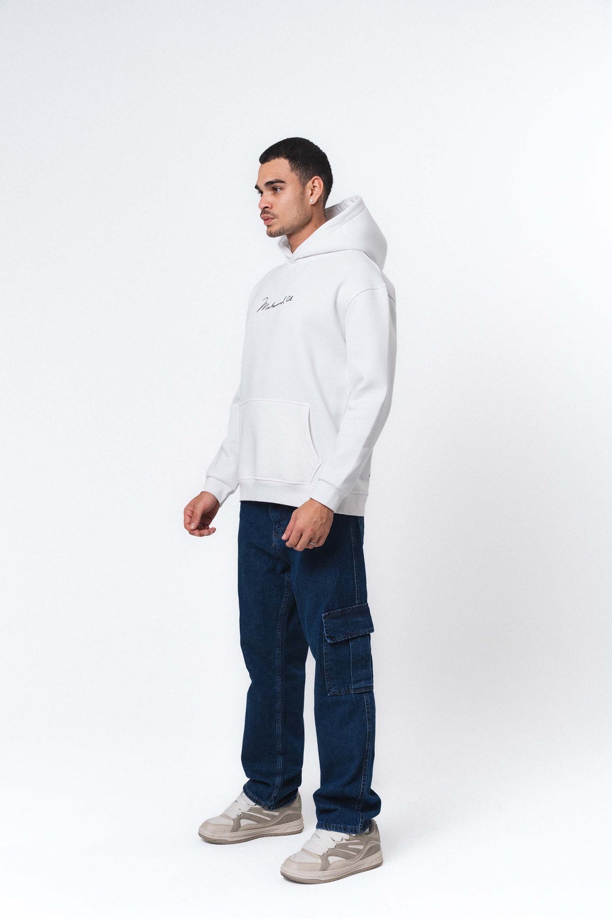 Tupac Shakur Beyaz Oversize Hoodie