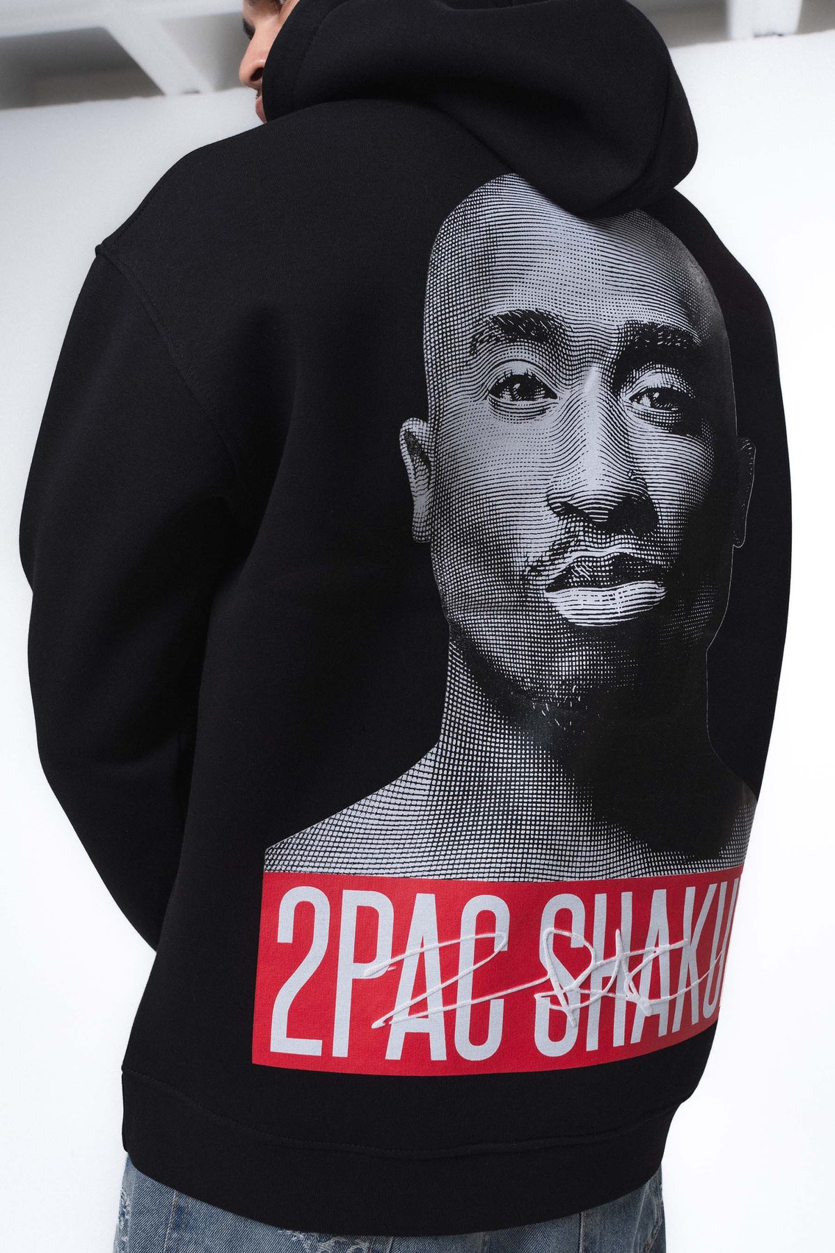 Tupac Shakur Siyah Oversize Hoodie