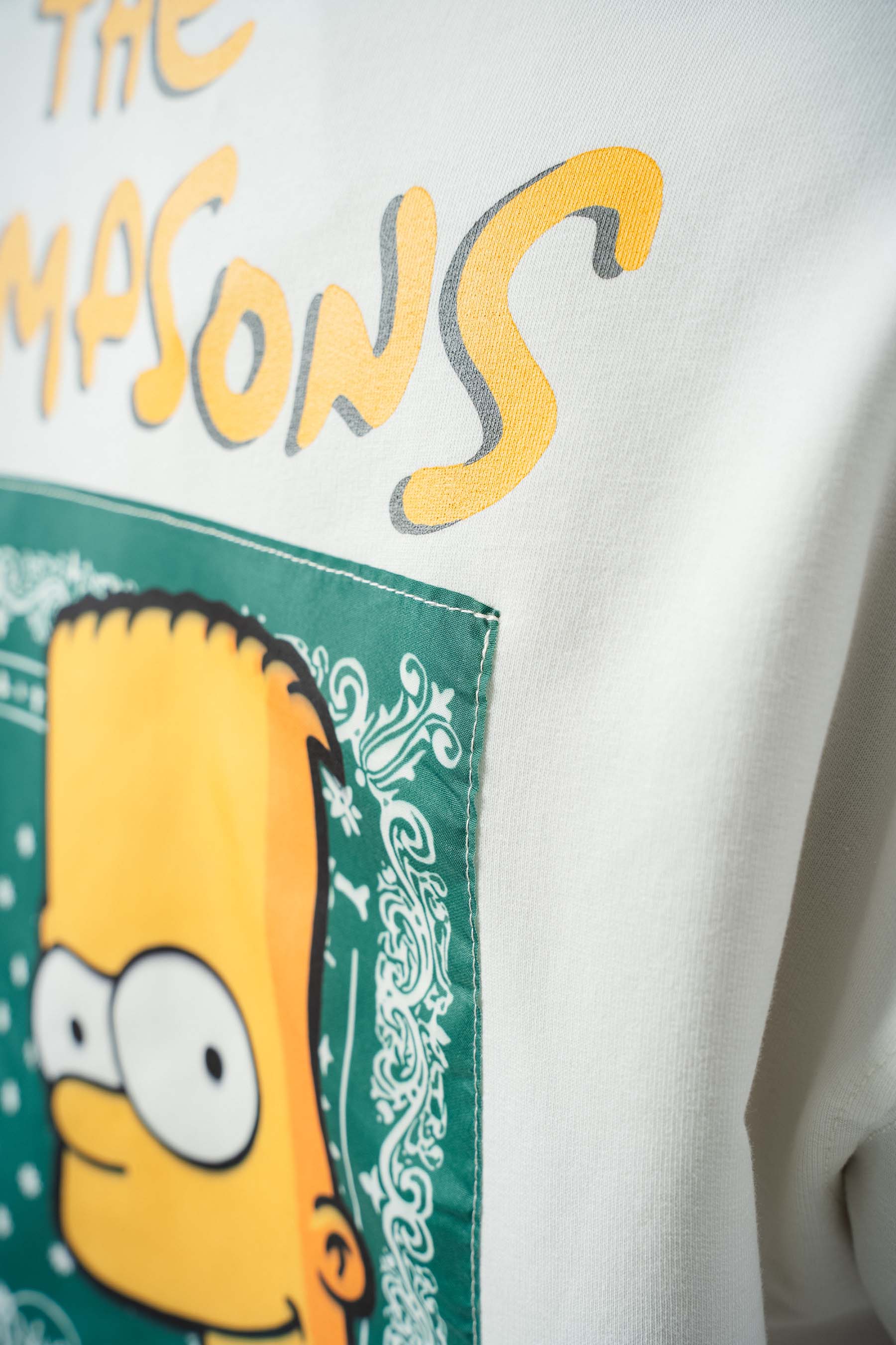 The Simpsons Baskılı Beyaz Oversize T-Shirt