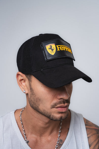 Ferrari Siyah Filesiz Şapka ürün görseli 2