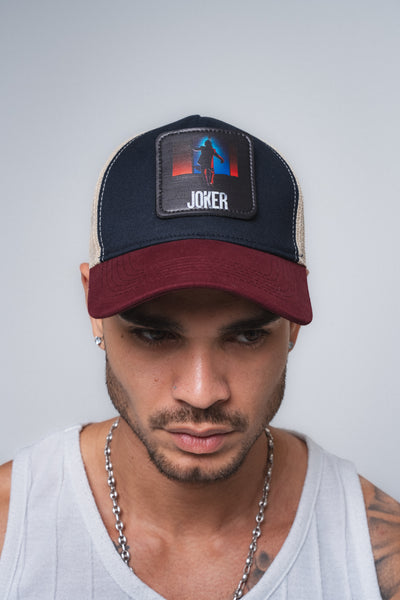 Joker 6 Lacivert-Bordo Fileli Şapka ürün görseli 1