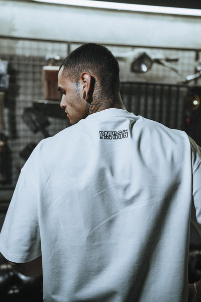 Boss Eva Embroidered Oversize White T-Shirt