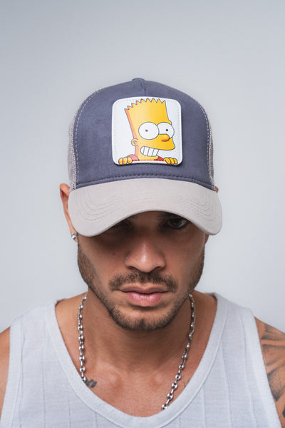 Simpsons Gri Fileli Şapka ürün görseli 1