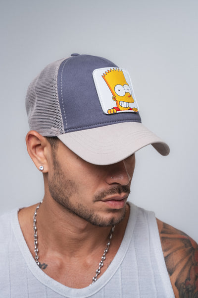 Simpsons Gri Fileli Şapka ürün görseli 2