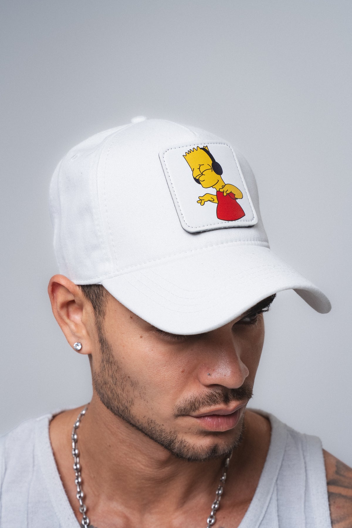 Simpsons Beyaz Filesiz Şapka ürün görseli 2