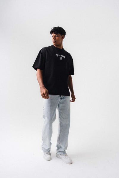 The Greatest Muhammed Ali Siyah Oversize Baskılı T-Shirt