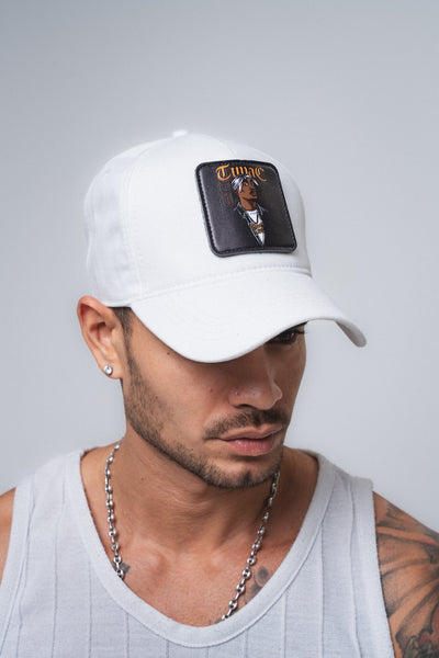 Tupac 3 Beyaz Filesiz Şapka ürün görseli 2